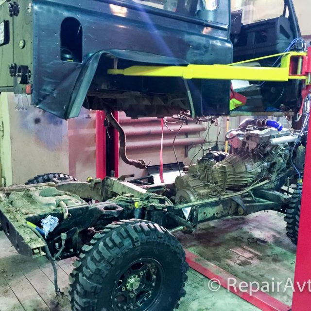 Подготовка Land Rover Defender к Ладога-Трофи