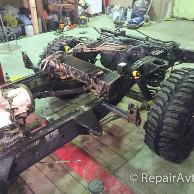 Подготовка Land Rover Defender к Ладога-Трофи