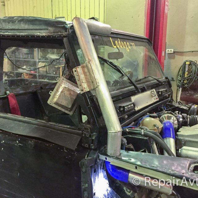 Подготовка Land Rover Defender к Ладога-Трофи