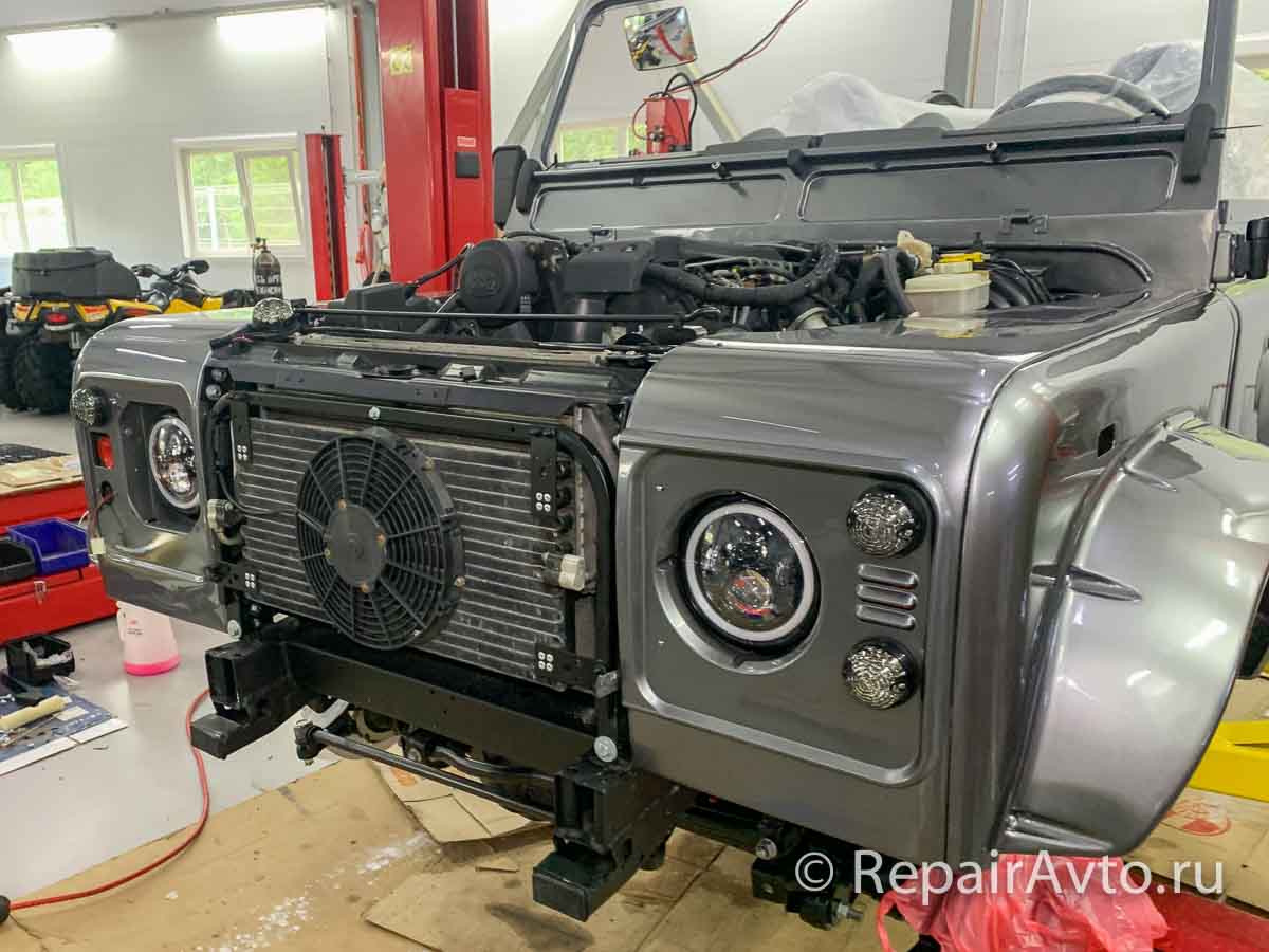 Сборка Land Rover Defender Cabriolet
