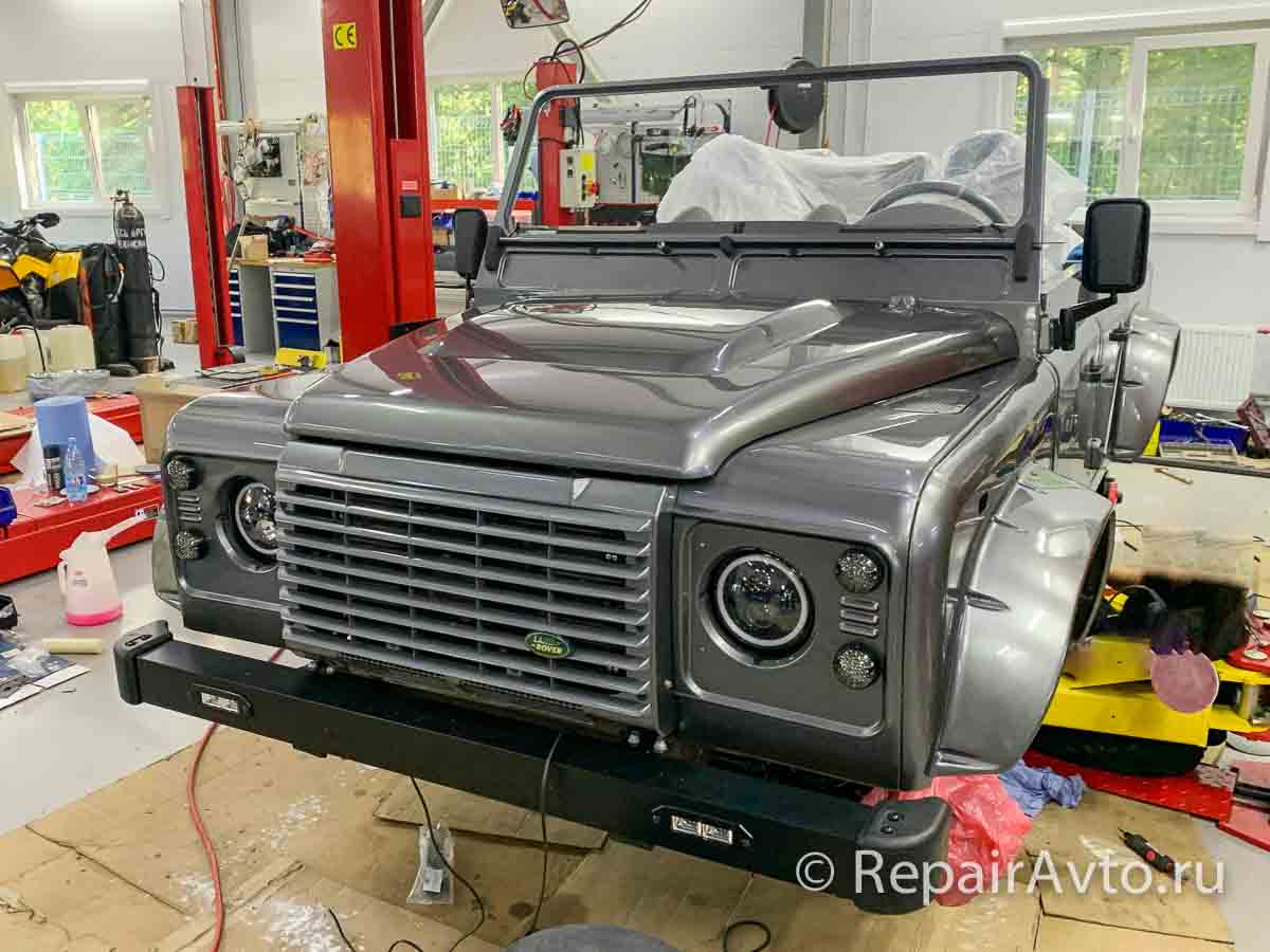 Сборка Land Rover Defender Cabriolet
