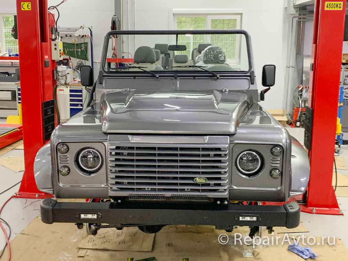 Сборка Land Rover Defender Cabriolet
