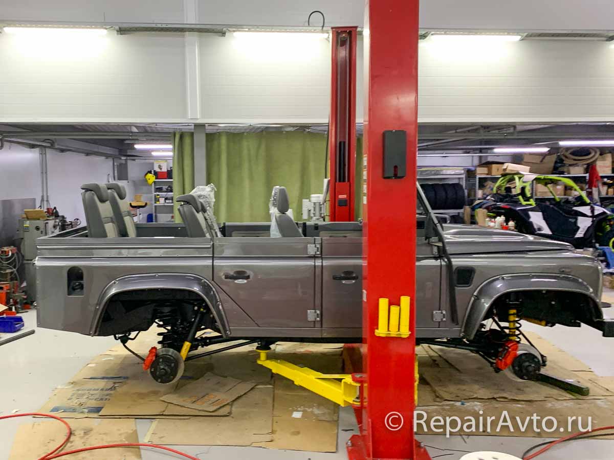 Сборка Land Rover Defender Cabriolet