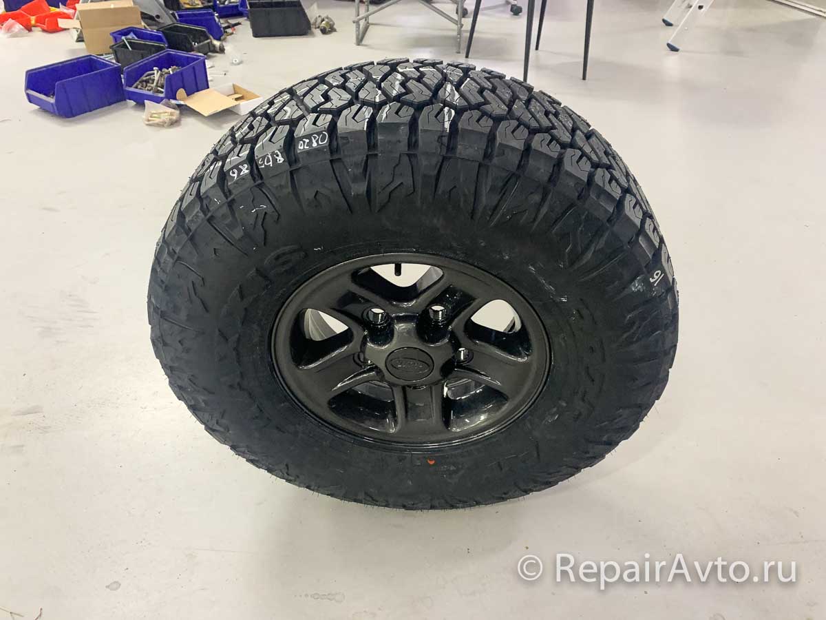 Сборка Land Rover Defender Cabriolet
