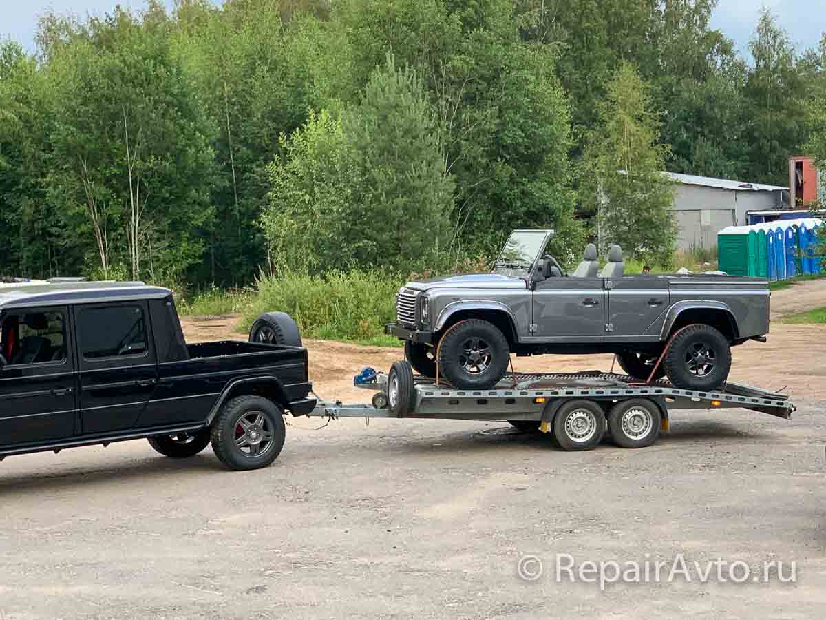 Сборка Land Rover Defender Cabriolet