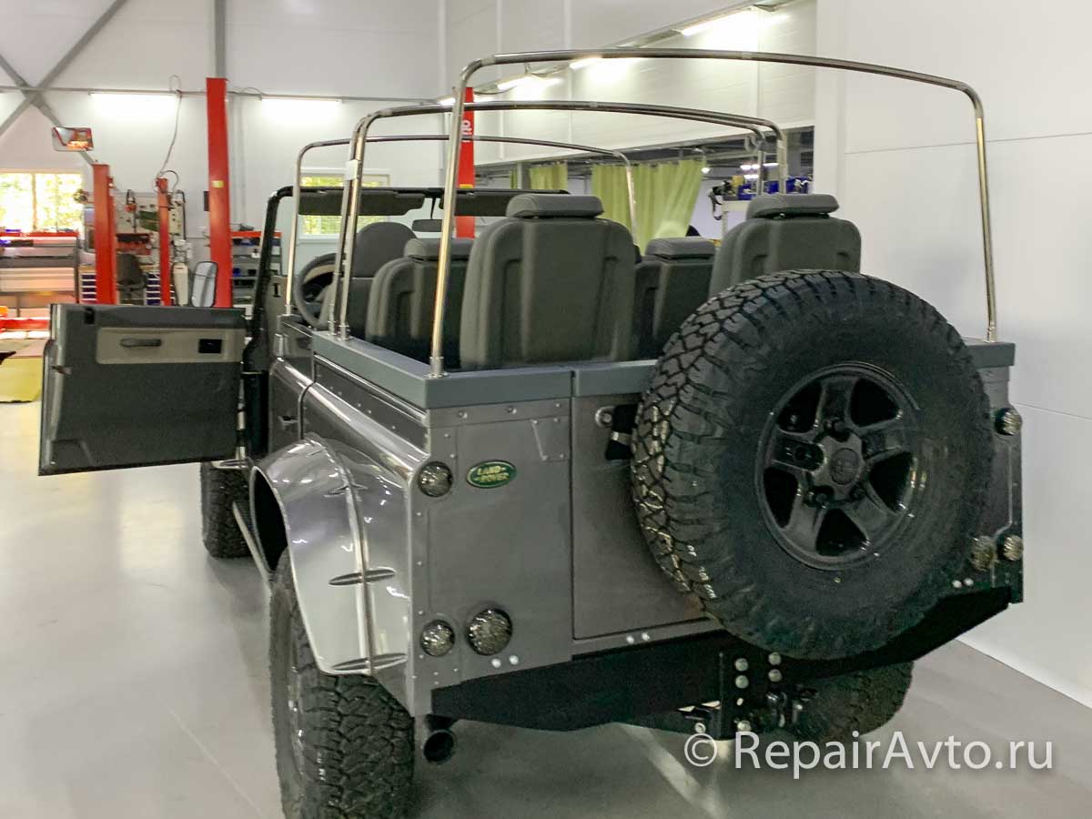 Установка тента на Land Rover Defender Cabriolet