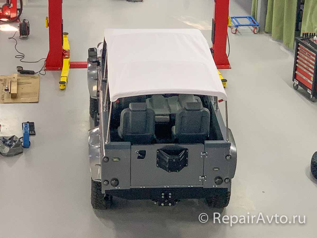 Установка тента на Land Rover Defender Cabriolet